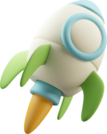 Rocket 3D Icon